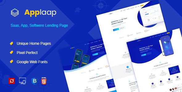 AppLaap | App Landing HTML Template AppLaap | App Landing HTML Template