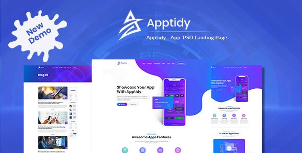 Apptidy - App Landing Page Apptidy - App Landing Page