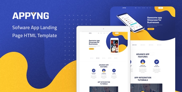 Appyng - App Landing Page HTML Template Appyng - App Landing Page HTML Template