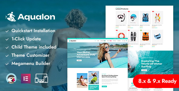 Aqualon - Surfing Board & Water Sports PrestaShop Responsive Theme Aqualon - Surfing Board & Water Sports PrestaShop Responsive Theme