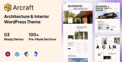 Arcraft - Architecture & Interior WordPress Theme