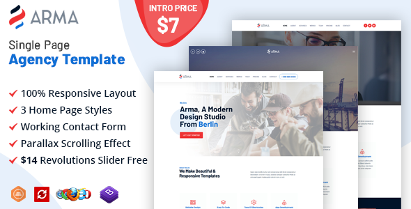 Arma - Creative Agency Multi-Purpose Template Arma - Creative Agency Multi-Purpose Template