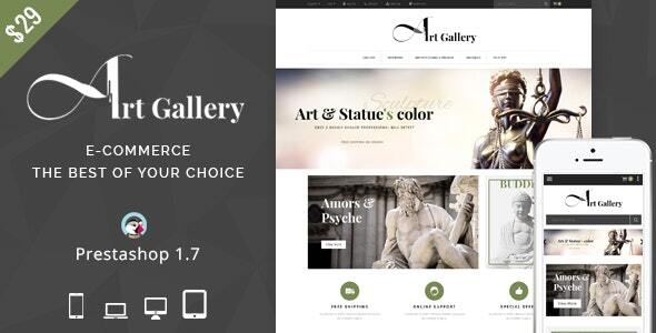 Art Gallery - Prestashop Theme Art Gallery - Prestashop Theme
