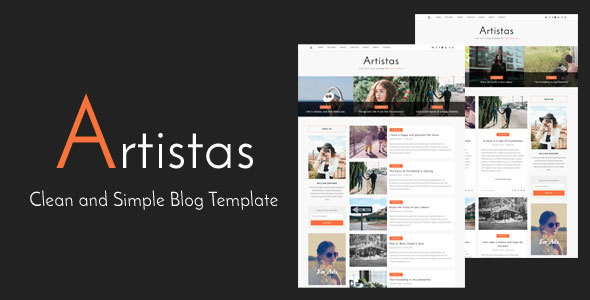 Artistas - Clean and Simple Blog Template Artistas - Clean and Simple Blog Template