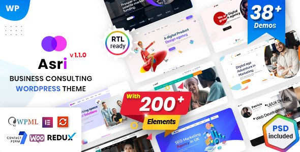 Asri - Multi-Purpose Elementor WordPress Theme Asri - Multi-Purpose Elementor WordPress Theme
