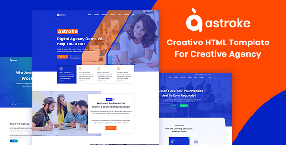 Astroke - Creative Agency HTML5 Template Astroke - Creative Agency HTML5 Template