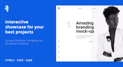 Atail - Unique Portfolio Template for Amazing Creatives