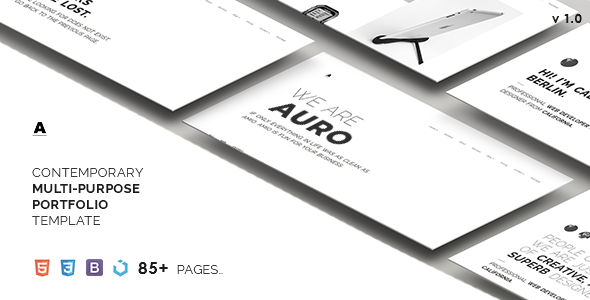 Auro — A Neat & Contemporary Multi-Purpose Template Auro — A Neat & Contemporary Multi-Purpose Template