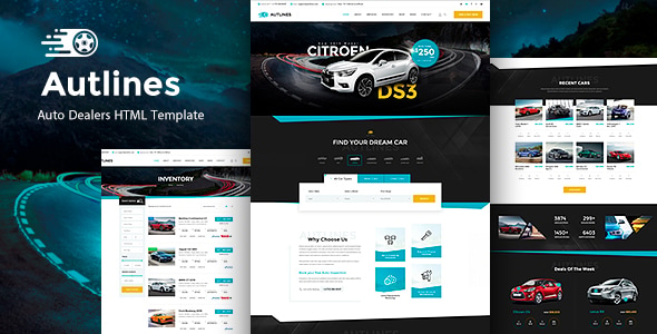 Autlines - Autodealer HTML Template Autlines - Autodealer HTML Template