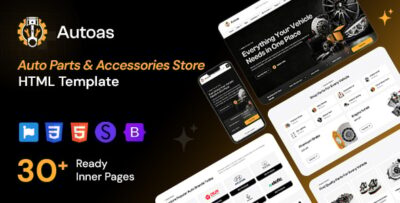 Autoas - Auto Parts and Accessories Store HTML Template