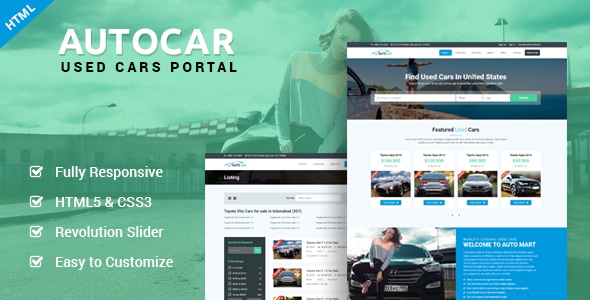 AutoCar - Online Used Cars Template AutoCar - Online Used Cars Template