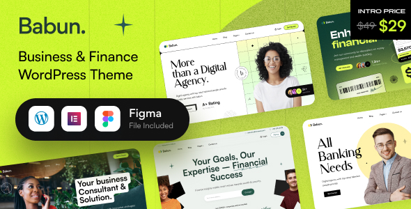 Babun - Business & Finance WordPress Theme Babun - Business & Finance WordPress Theme