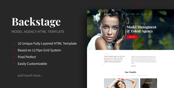 Backstage - Creative Portfolio HTML Template Backstage - Creative Portfolio HTML Template