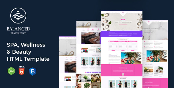 BALANCED Spa || HTML template For SPA, Wellness & Beauty BALANCED Spa || HTML template For SPA, Wellness & Beauty