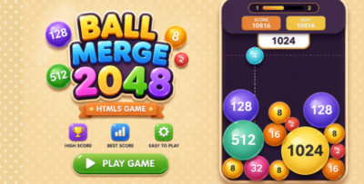 Ball Merge 2048 | HTML5 Puzzle Game