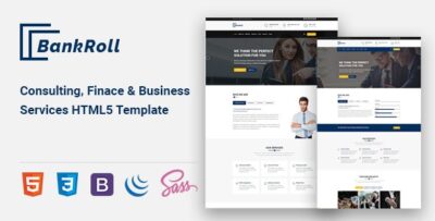 Bankroll - Consulting, Business, Finance HTML5 Template