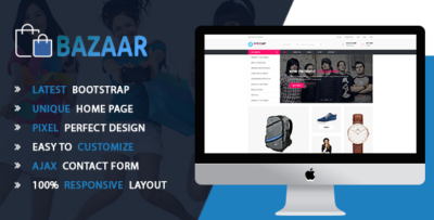 Bazaar-Multipurpose Responsive eCommerce HTML Template