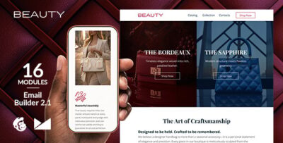 Beauty Responsive Email Template + Online Emailbuilder 2.1