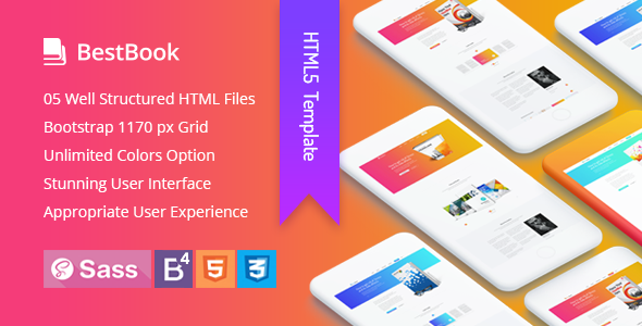 Bestbook - Book Author & Marketers Landing Page HTML5 Template Bestbook - Book Author & Marketers Landing Page HTML5 Template