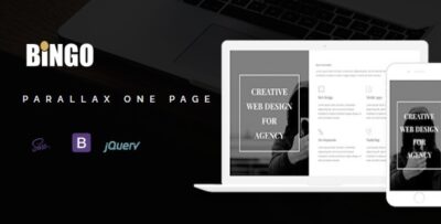 Bingo - One Page Parallax