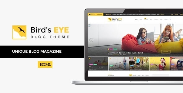Birds Eye - Blog and News HTML Template Birds Eye - Blog and News HTML Template