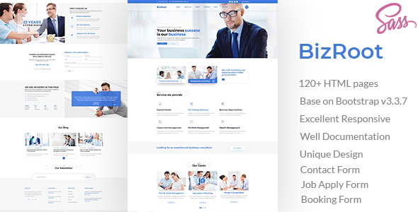 BizRoot - Business and Finance HTML Template BizRoot - Business and Finance HTML Template