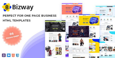 Bizway - One Page HTML Template