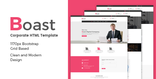 Boast - Corporate Business HTML Template Boast - Corporate Business HTML Template