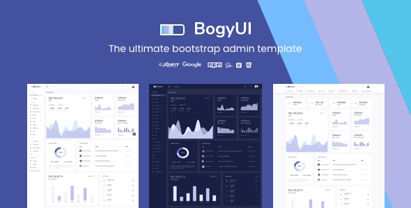 BogyUI Bootstrap Admin Dashboard Template BogyUI Bootstrap Admin Dashboard Template