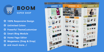 Boom - Clean Super Shopping PrestaShop Theme