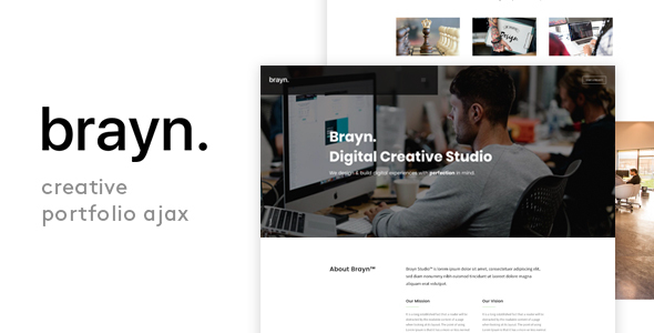 Brayn - Creative Portfolio Agency Ajax Template Brayn - Creative Portfolio Agency Ajax Template
