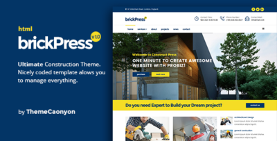 BrickPress - Construction & Building HTML5 Template