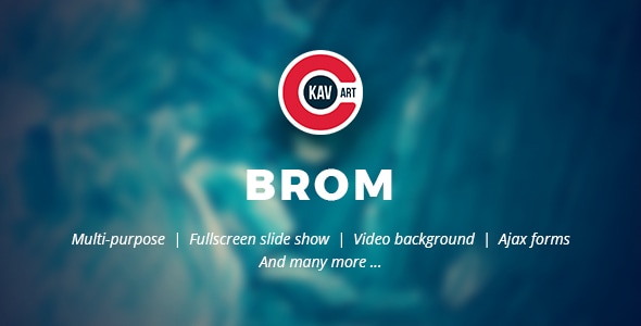 Brom - HTML Creative Page Brom - HTML Creative Page