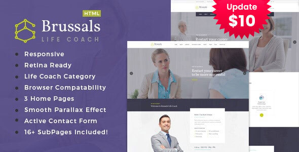 Brussals - Personal Development Coach HTML Template Brussals - Personal Development Coach HTML Template