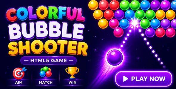 Bubble Shooter | Colorful HTML5 Game Bubble Shooter | Colorful HTML5 Game