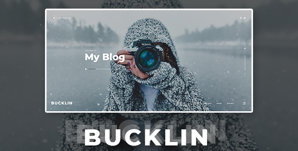 Bucklin - Creative Personal Blog HTML Template Bucklin - Creative Personal Blog HTML Template