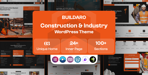 Buildaro - Construction & Industry WordPress Theme Buildaro - Construction & Industry WordPress Theme