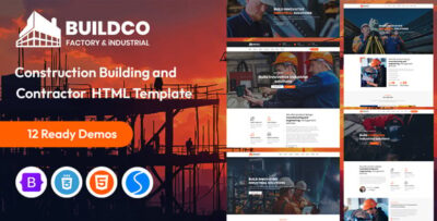 Buildco - Industrial, Factory & Construction HTML Template