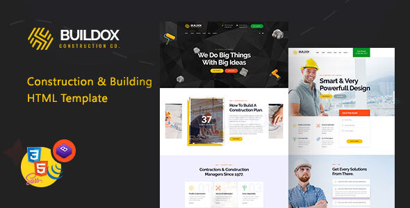 Buildox - Construction and Building HTML5 Template Buildox - Construction and Building HTML5 Template