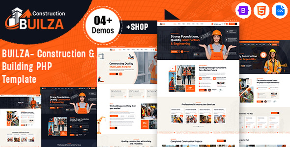Builza – Construction & Building PHP Template Builza – Construction & Building PHP Template