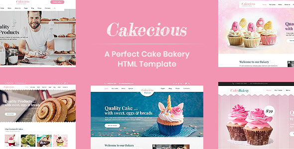 Cakecious - Bakery and Pastry Shop HTML Template Cakecious - Bakery and Pastry Shop HTML Template