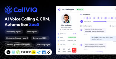 CallVIQ - AI Voice Calling & CRM SaaS for Marketing, Sales, Support & Lead Automation