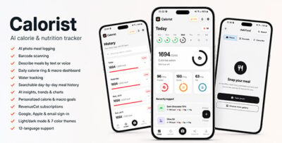 Calorist | Flutter App AI Calorie and Nutrition Tracker