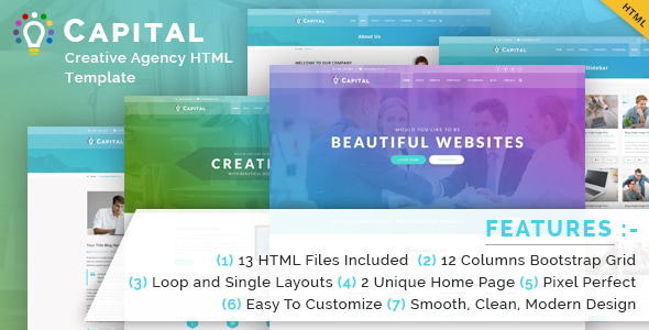 Capital Creative HTML Template Capital Creative HTML Template