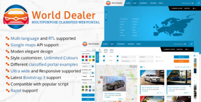 Car Dealer Classified Directory Template