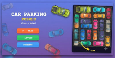 Car Parking Puzzle | HTML5 Mobile Game | Phaser 3