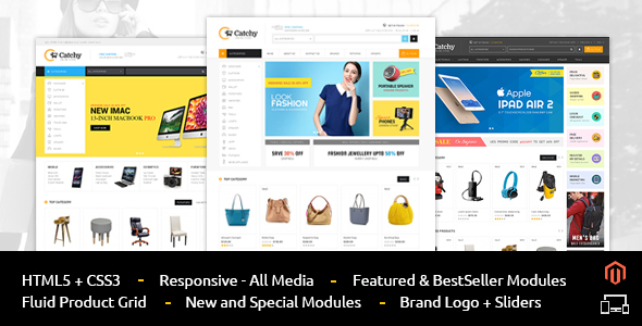 Catchy - Multipurpose Magento Theme Catchy - Multipurpose Magento Theme