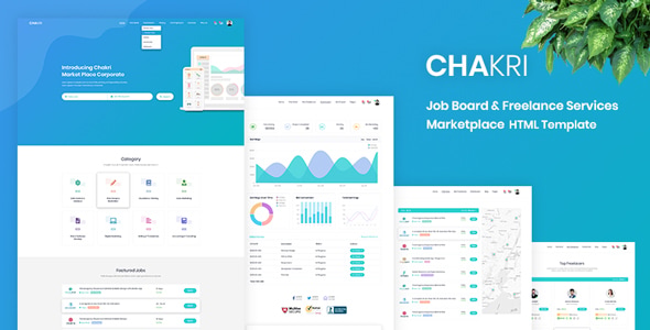Chakri - Job Board & Freelance Services Marketplace HTML Template Chakri - Job Board & Freelance Services Marketplace HTML Template