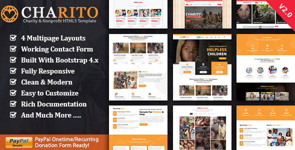 Charito - NonProfit HTML Template Charito - NonProfit HTML Template