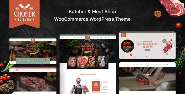 Choper - Butcher Meat Shop WordPress Theme Choper - Butcher Meat Shop WordPress Theme
